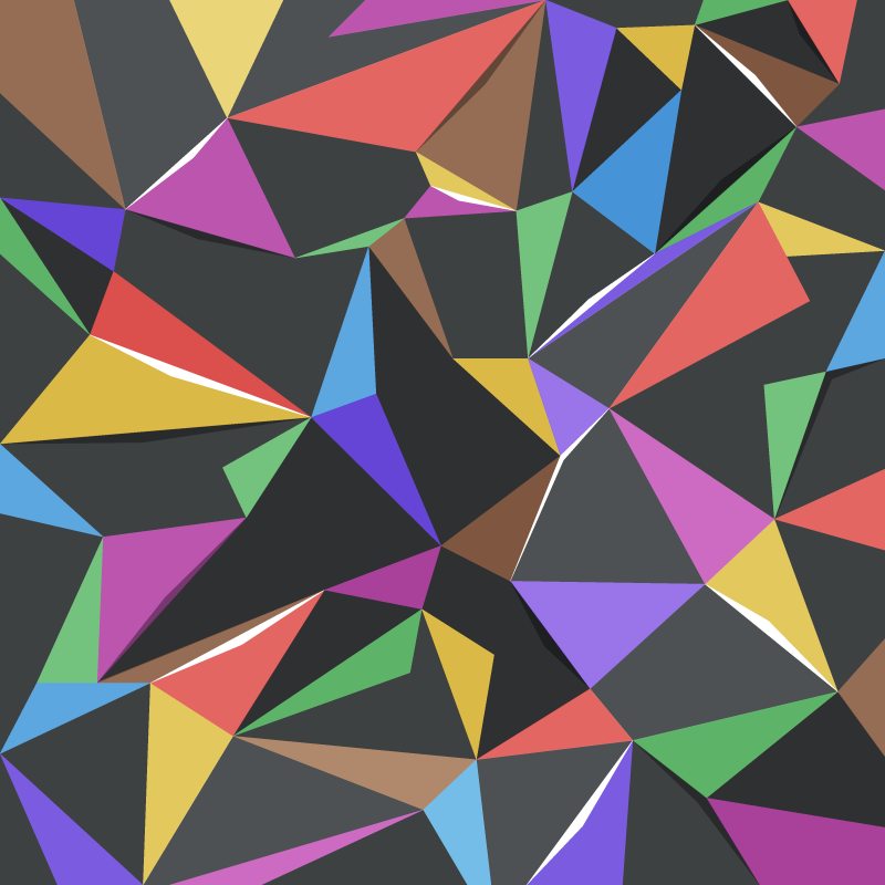Colorful Triangles Photoshop brush