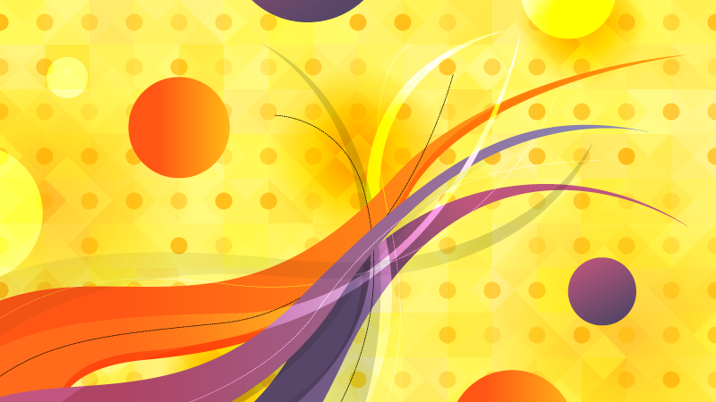 Abstract Circles and Wavy Lines Photoshop brush