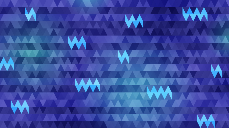 Triangles in Shades of Blue Photoshop brush