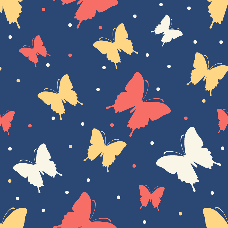 Butterfly vector pattern Photoshop brush
