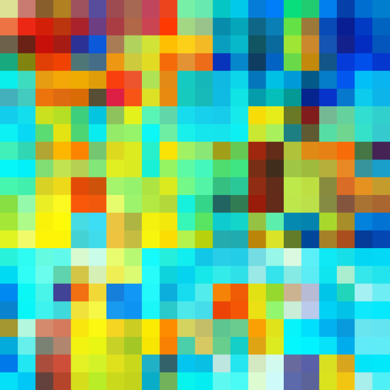 Colorful Pixel Pattern Photoshop brush