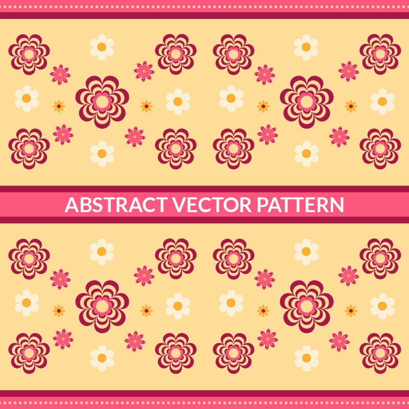 Abstract Floral Pattern Photoshop brush