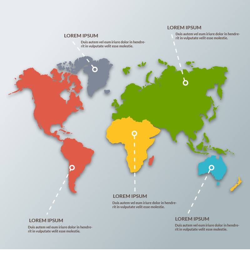 world map infographic photoshop