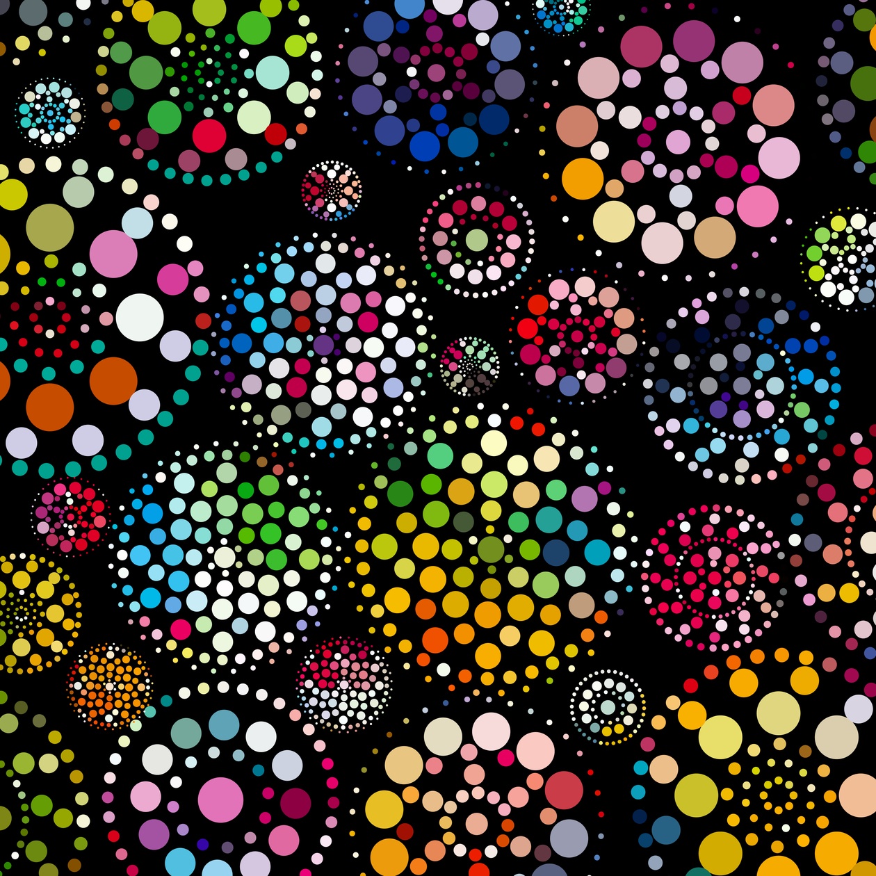 abstract colorful dots pattern background Photoshop brush