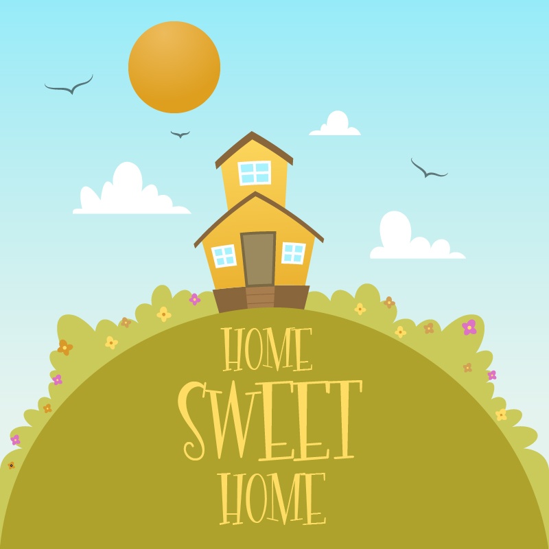 Home Sweet Home Photoshop brush