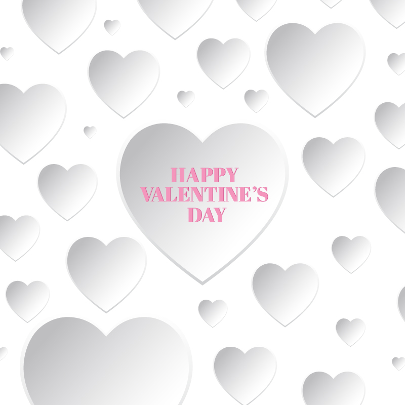 Happy Valentine's Day Card Photoshop brush