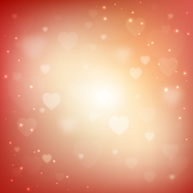 Shiny love background Photoshop brush