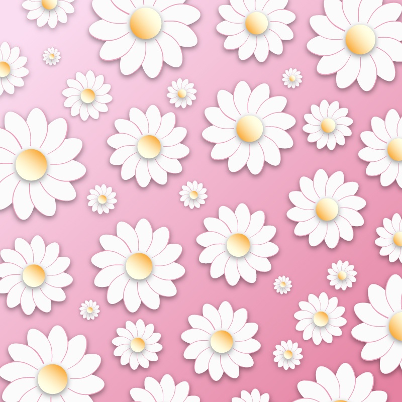 Floral 3D Pattern Photoshop brush