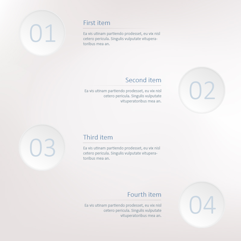 Infographic steps template Photoshop brush