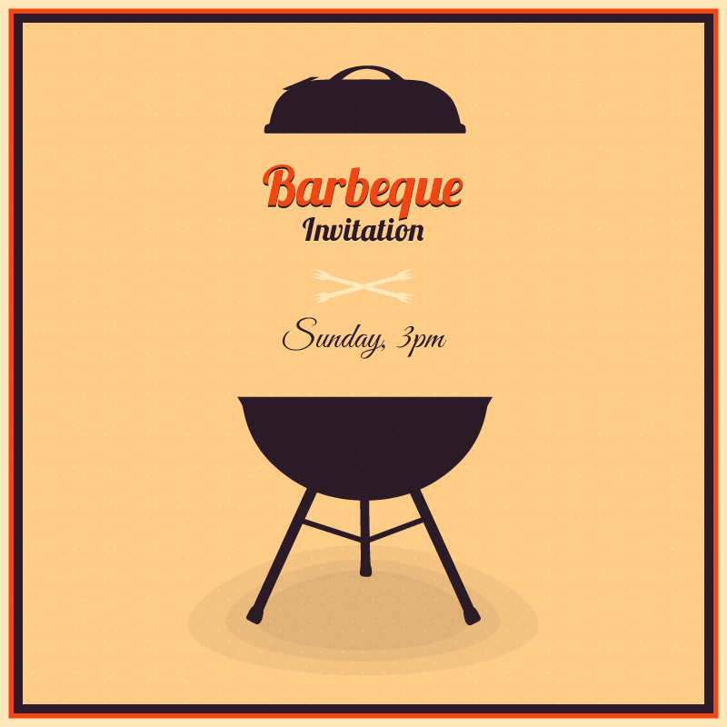 Barbecue Illustration Photoshop brush
