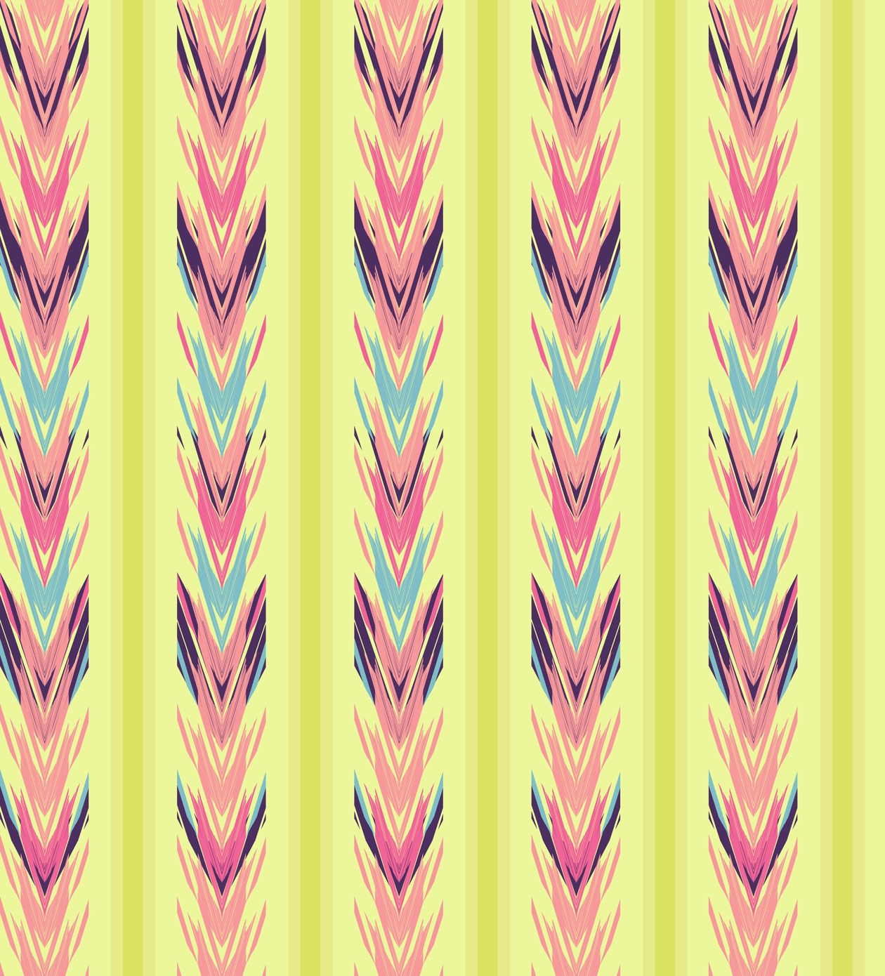 Ethnic seamless striped pattern Photoshop brush
