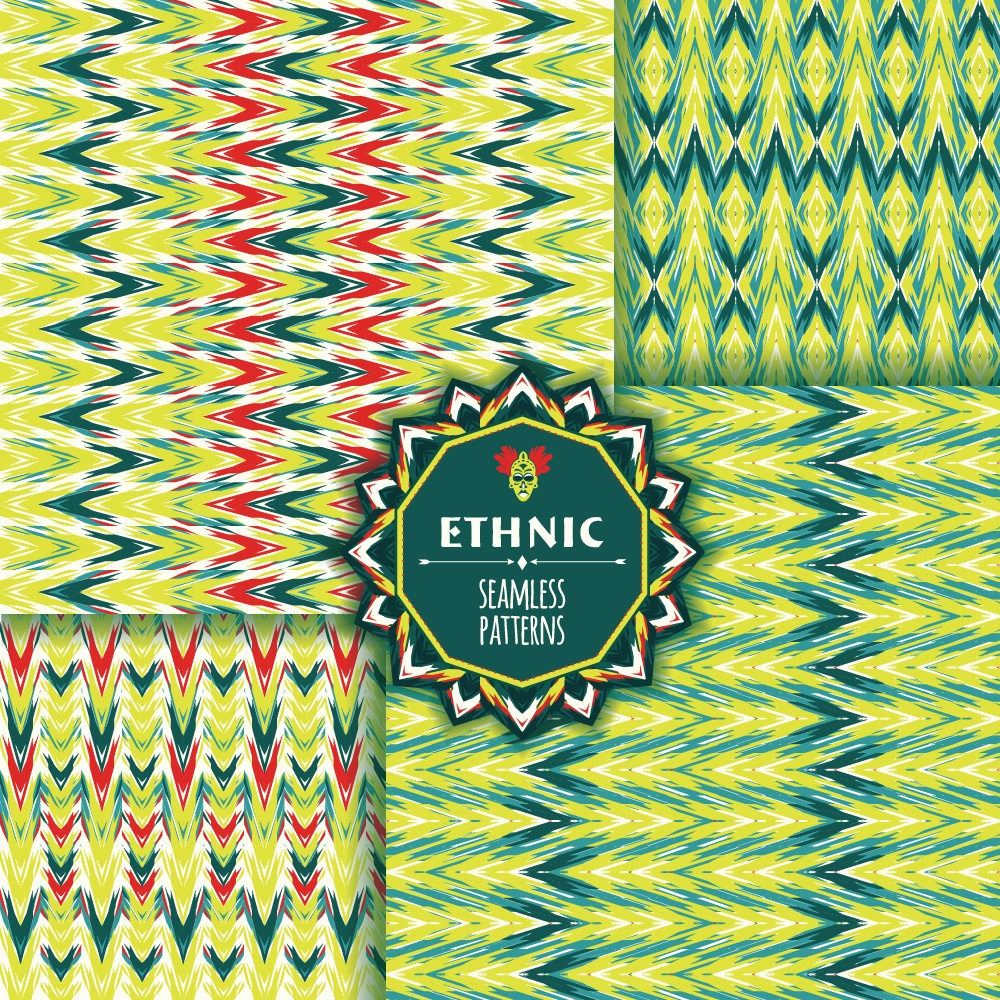Ethnic seamless pattern Photoshop brush