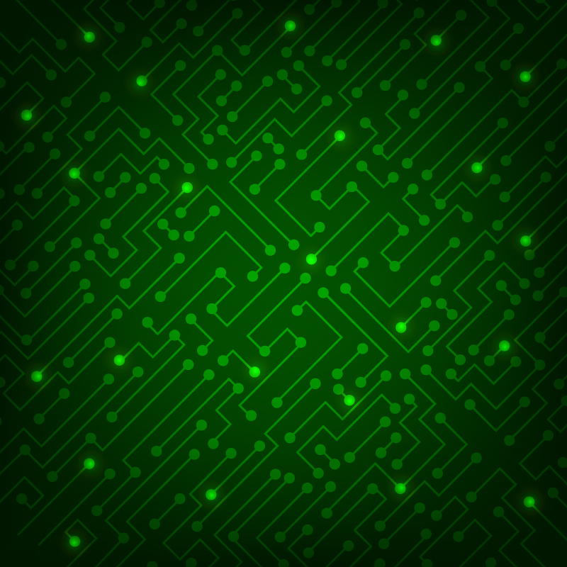 High tech abstract green background Photoshop brush