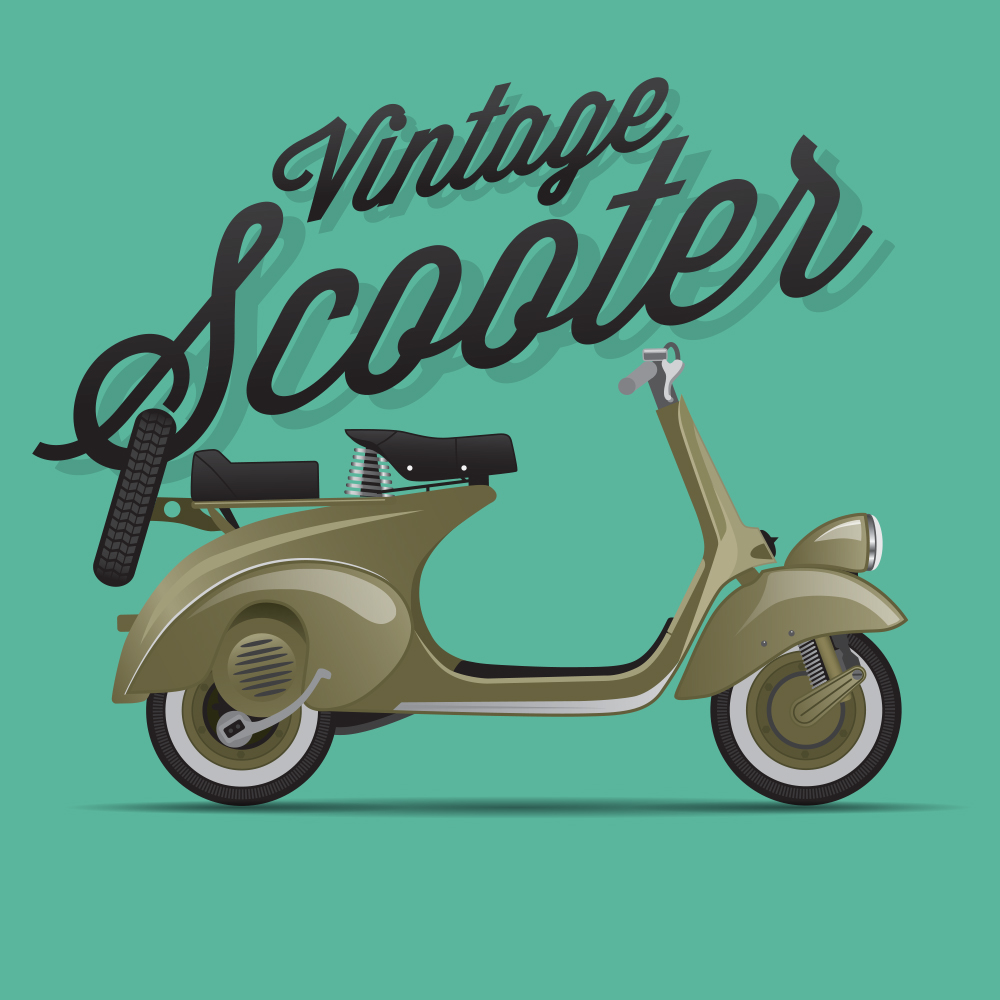 Scooter Illustration Photoshop brush
