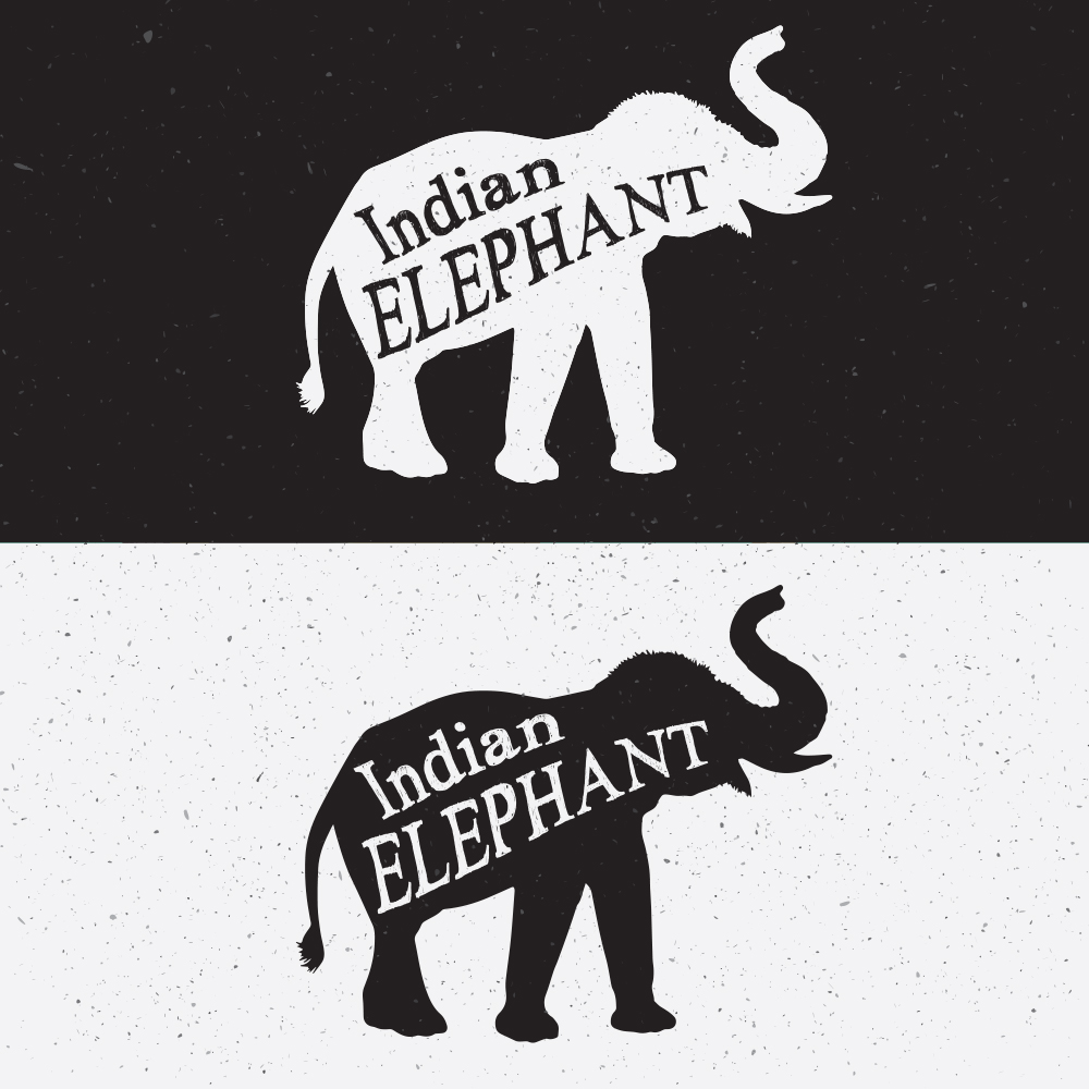 Elephant Silhouette Photoshop brush