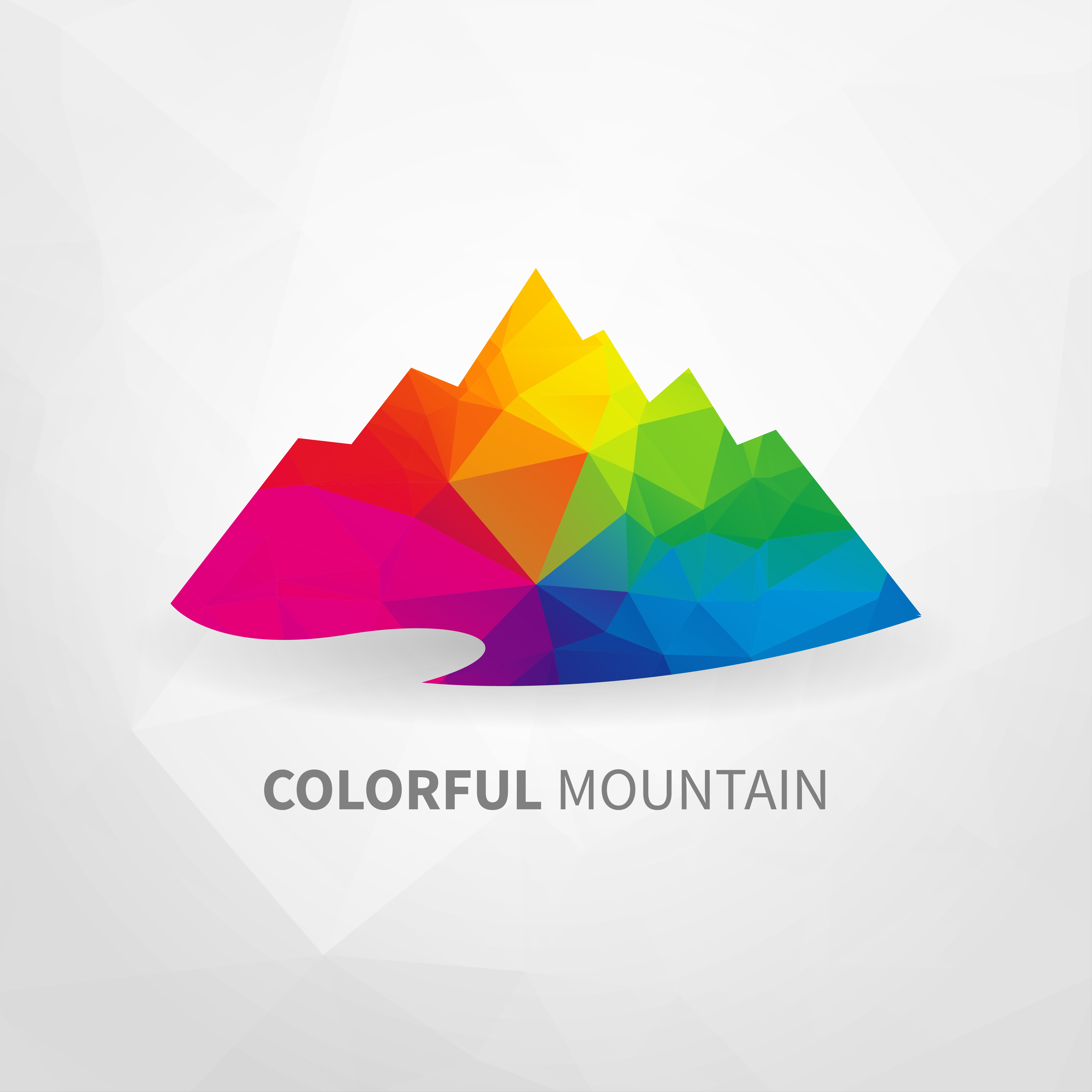 Colorful Mountain Photoshop brush