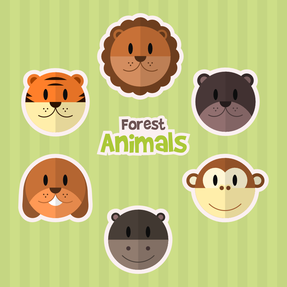 Forest Animals Photoshop brush