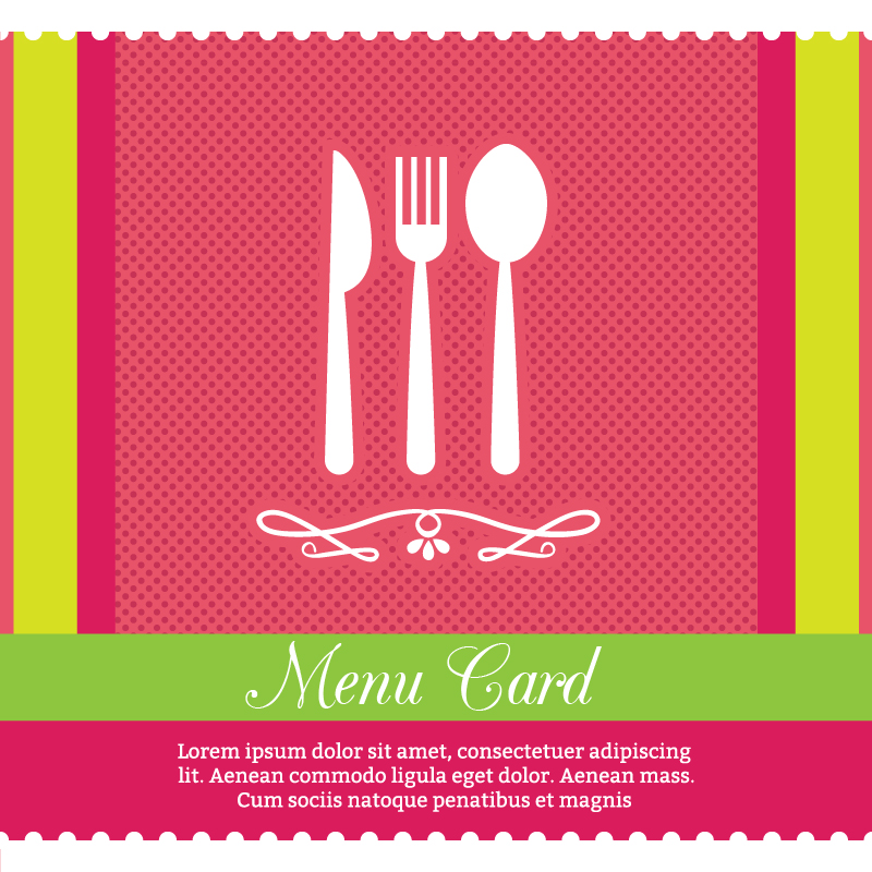 Restaurant Menu Card Design Template Photoshop brush