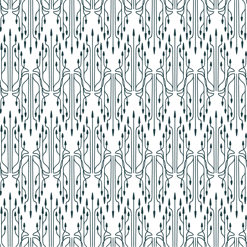 Roaring 1920s thin line style pattern  Photoshop brush