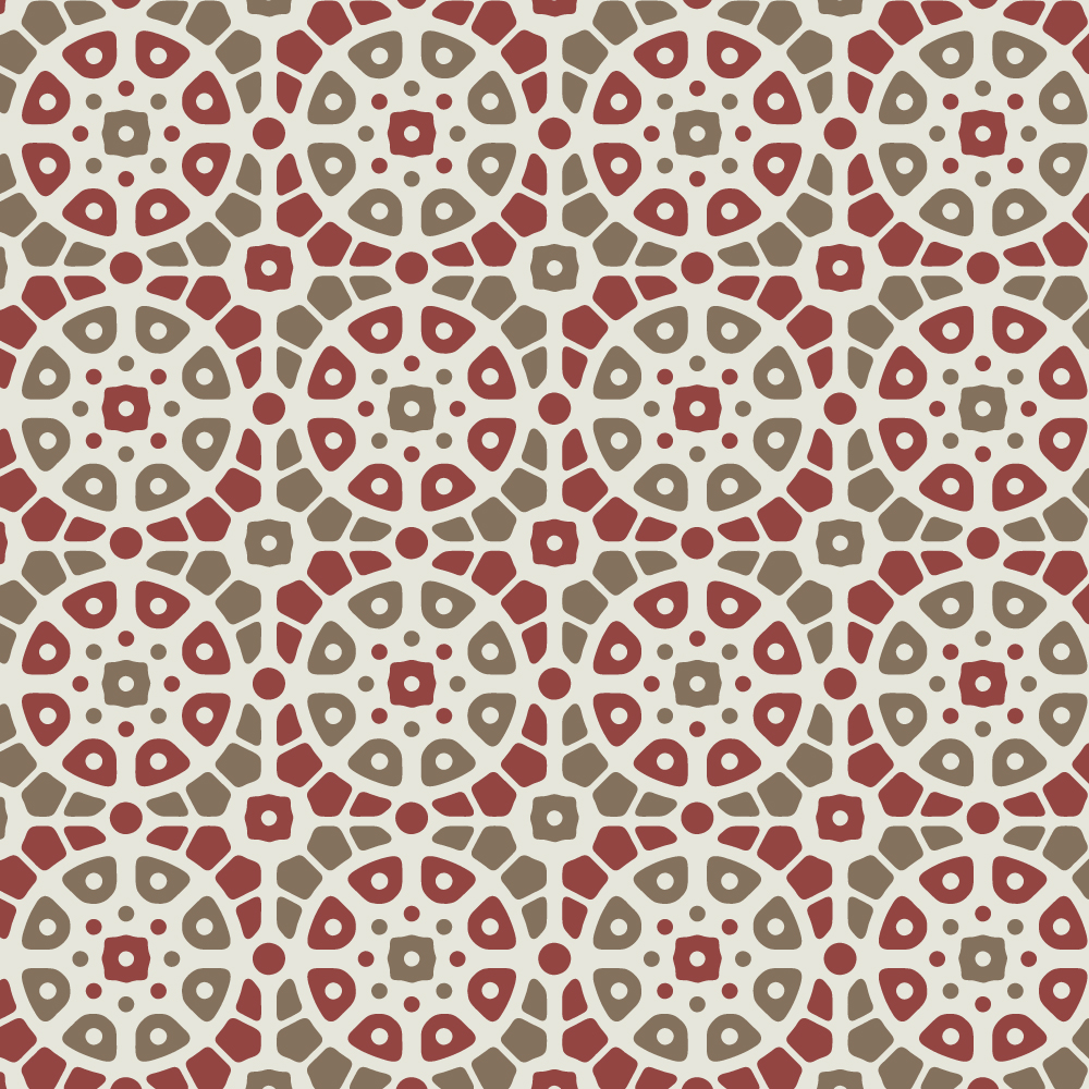 Mosaic Red and Green Pattern Photoshop brush
