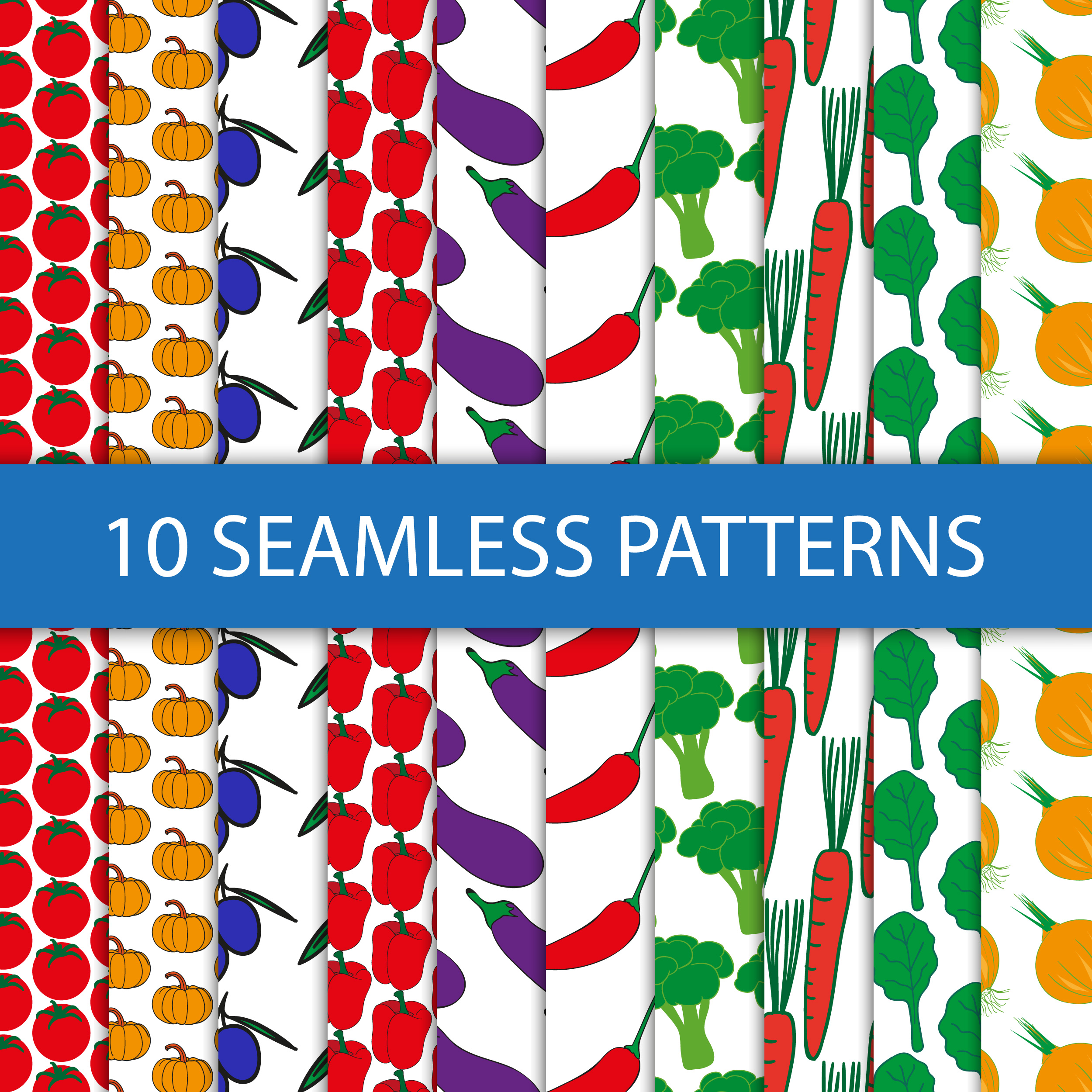 Food seamless pattern Photoshop brush