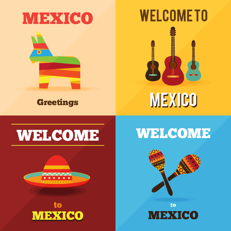 Welcome to Mexico  Photoshop brush