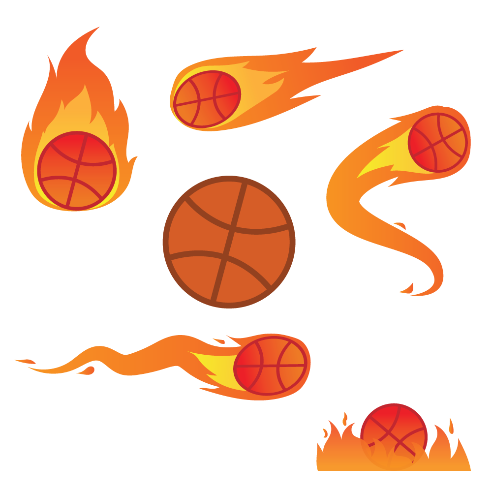 Basketball On Fire Photoshop brush