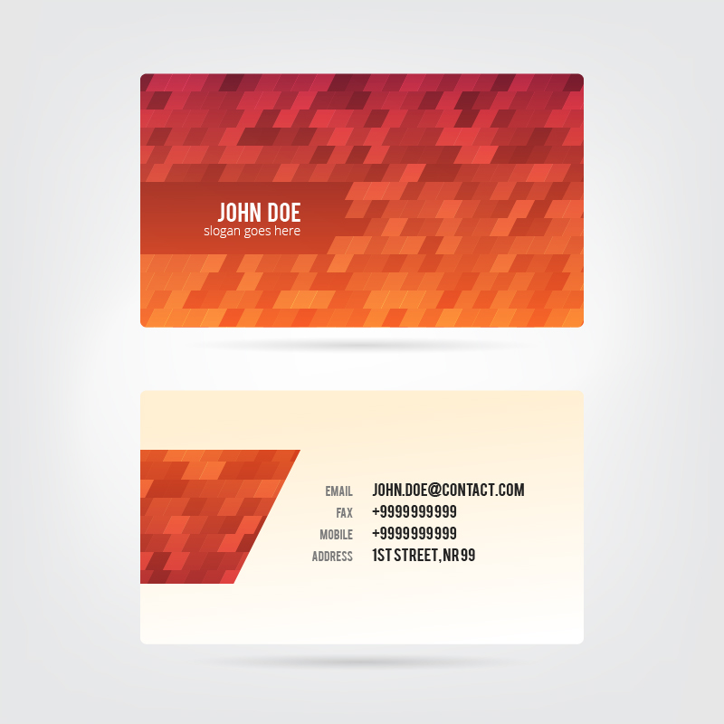 Modern Abstract Business Card Photoshop brush
