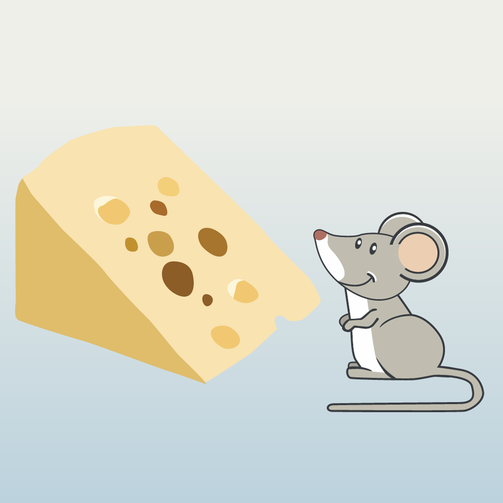 mouse and cheese Photoshop brush