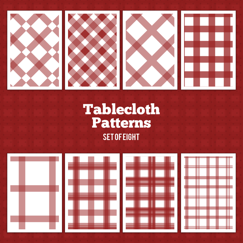 Tablecloth Vector Patterns Photoshop brush