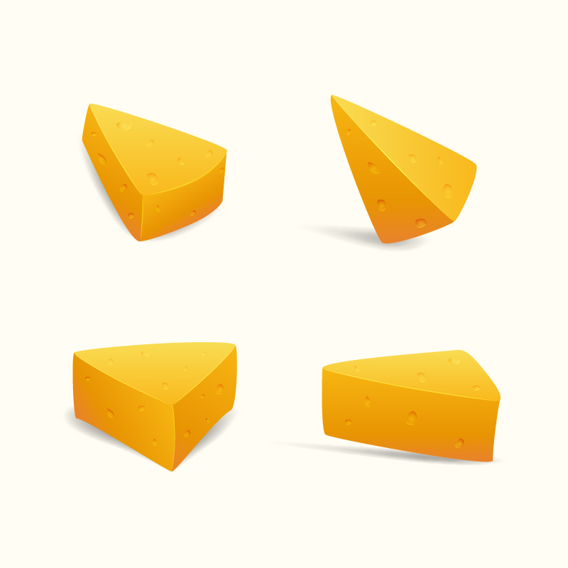 Swiss Cheese Slices Photoshop brush
