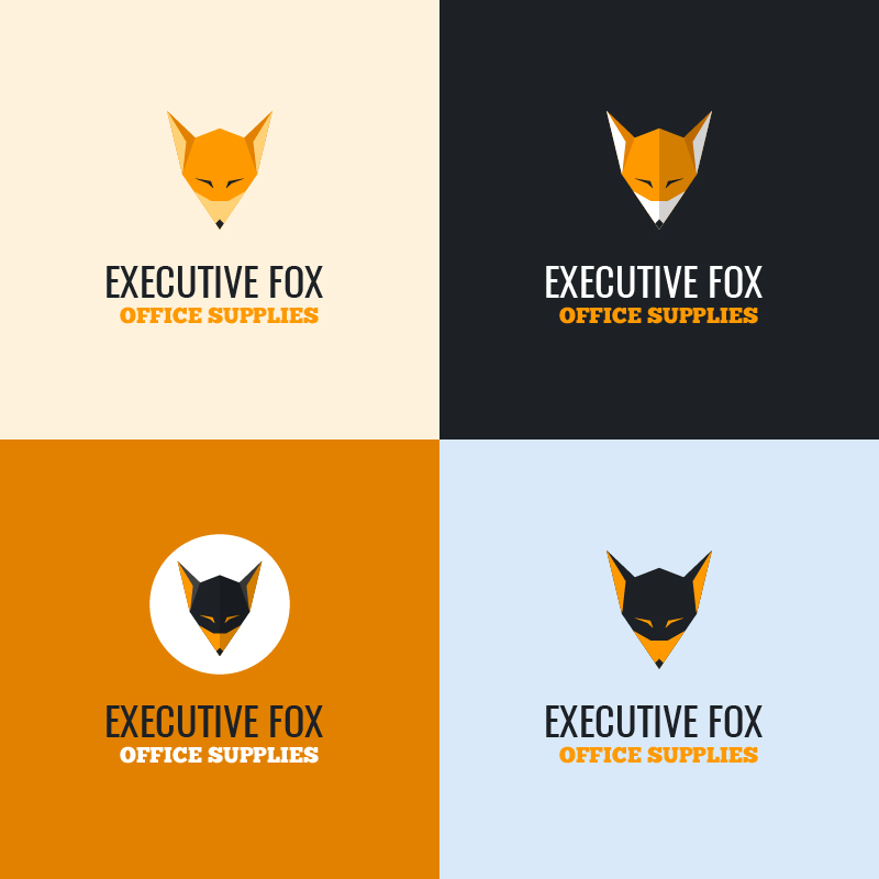 Executive Fox Logo Photoshop brush