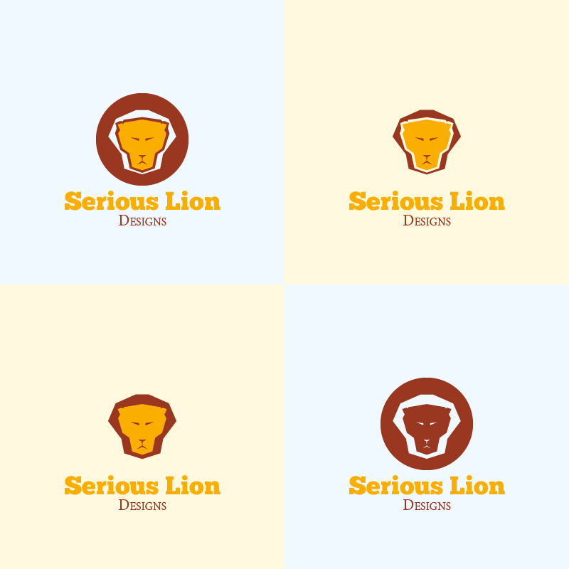Lion Head Vector Logo Photoshop brush
