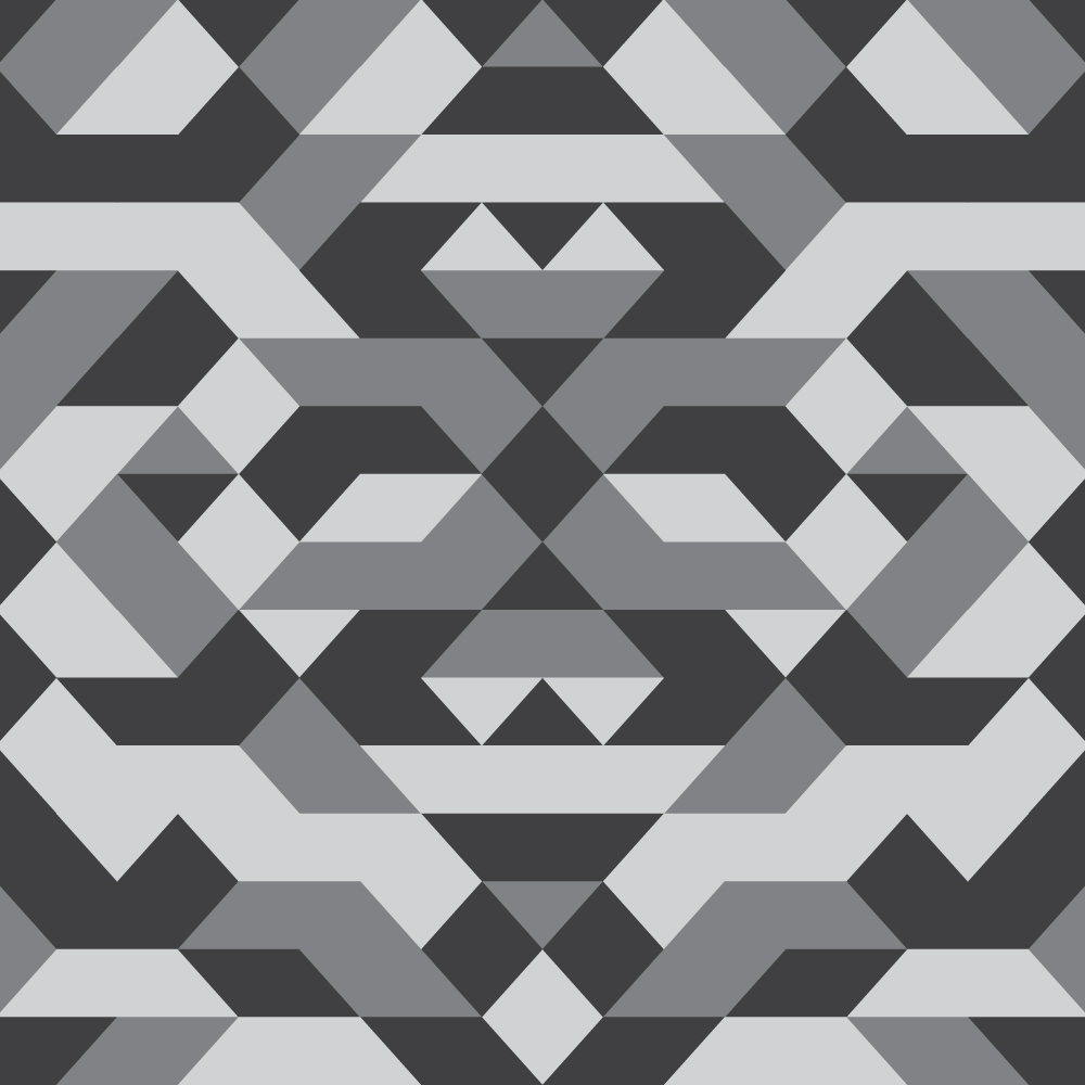 Geometric Grayscale Pattern Photoshop brush