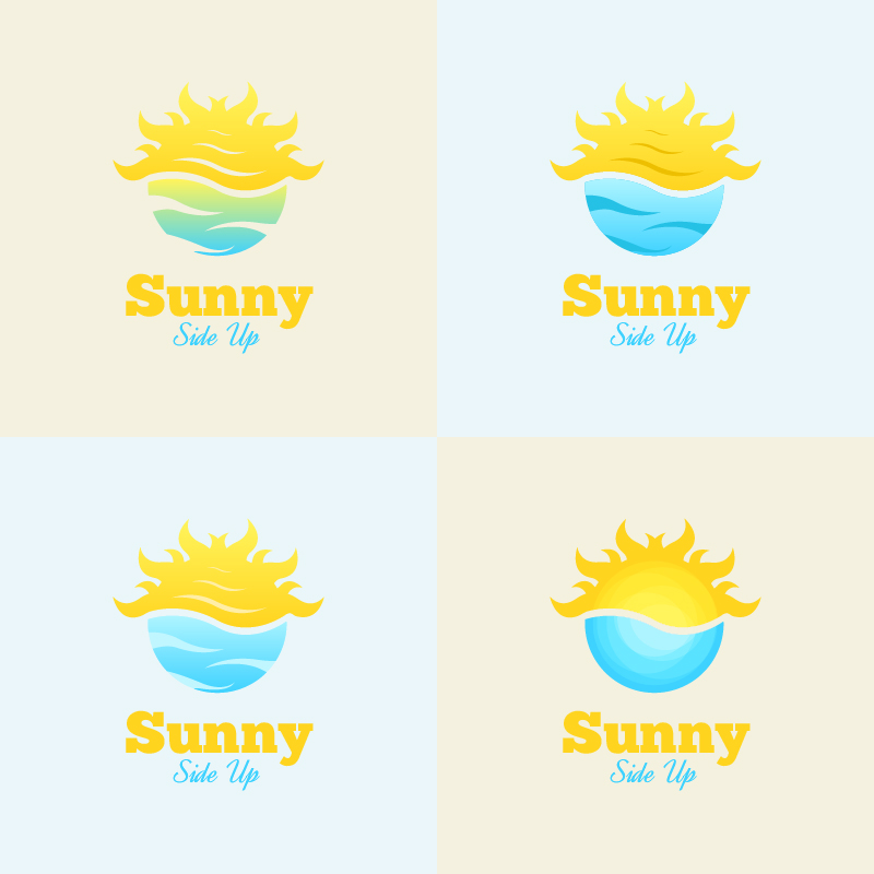 Sunny Side Up Logo Photoshop brush