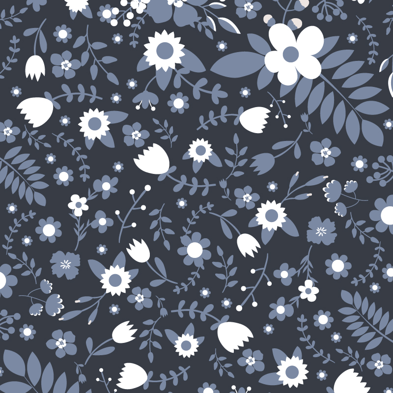 Floral vector pattern Photoshop brush