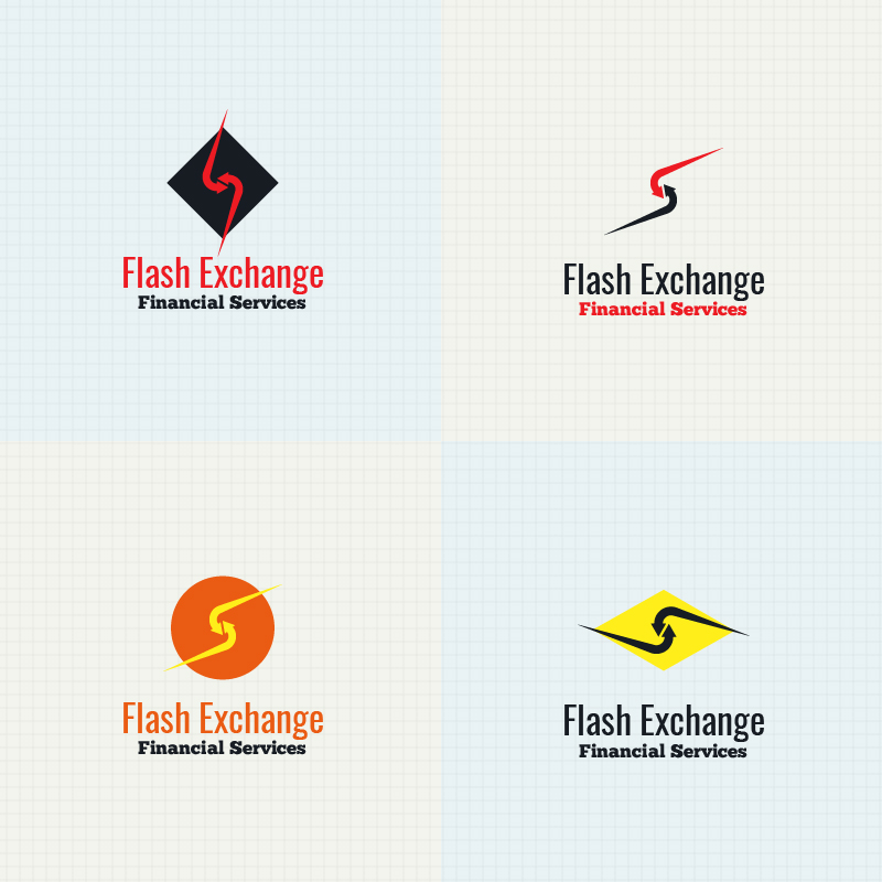 Exchange logo design Photoshop brush