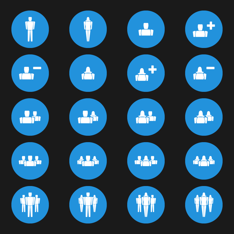 People Vector Icons Photoshop brush