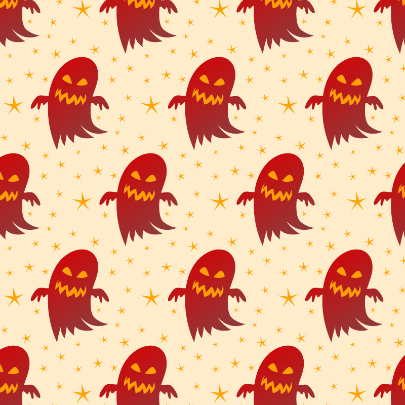 Halloween background with ghosts Photoshop brush