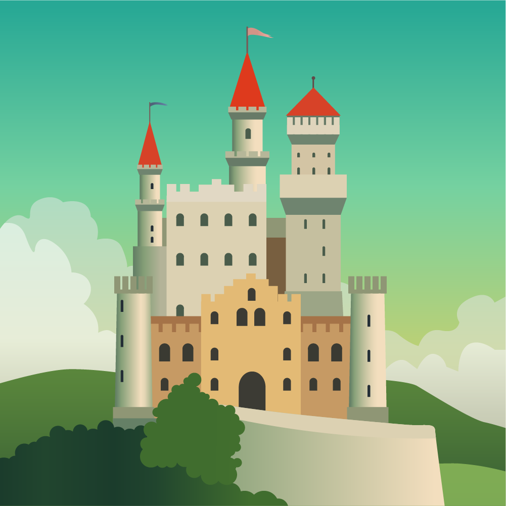 FairyTale castle Photoshop brush