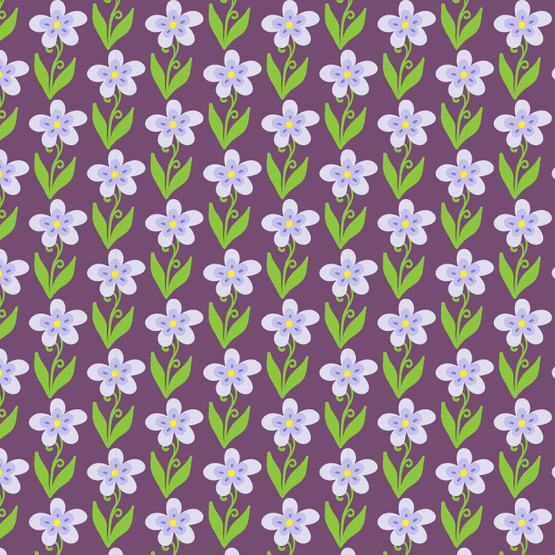 Floral pattern Photoshop brush