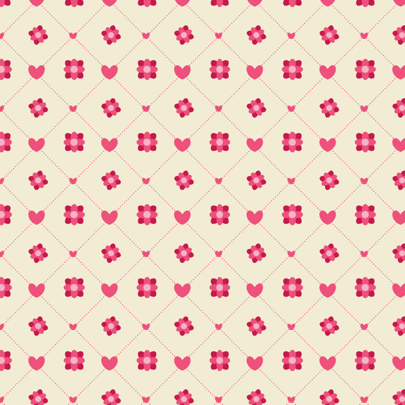 Love pattern Photoshop brush