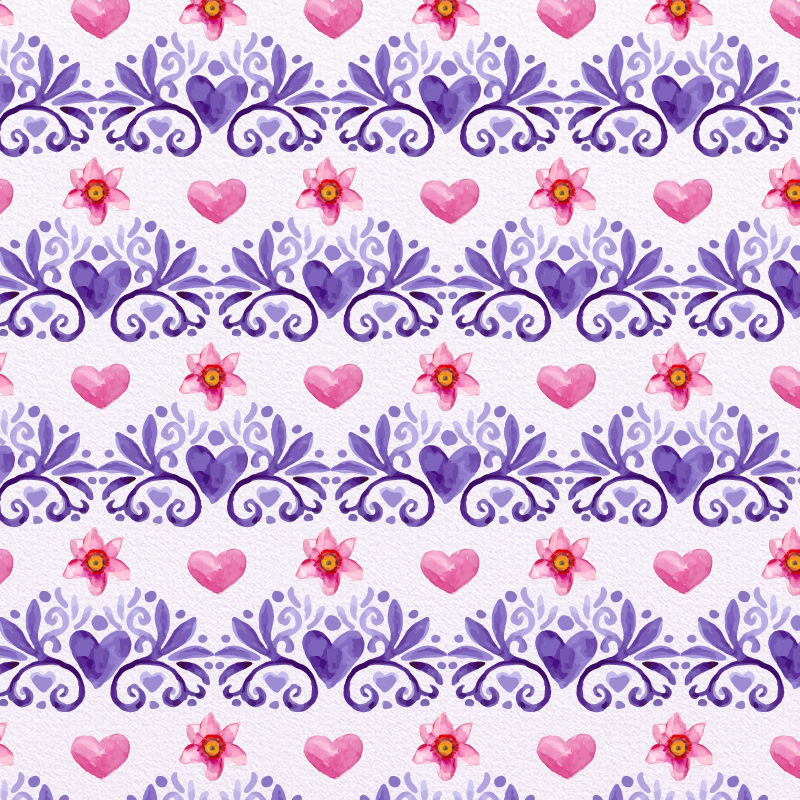 Watercolor Floral Pattern Photoshop brush