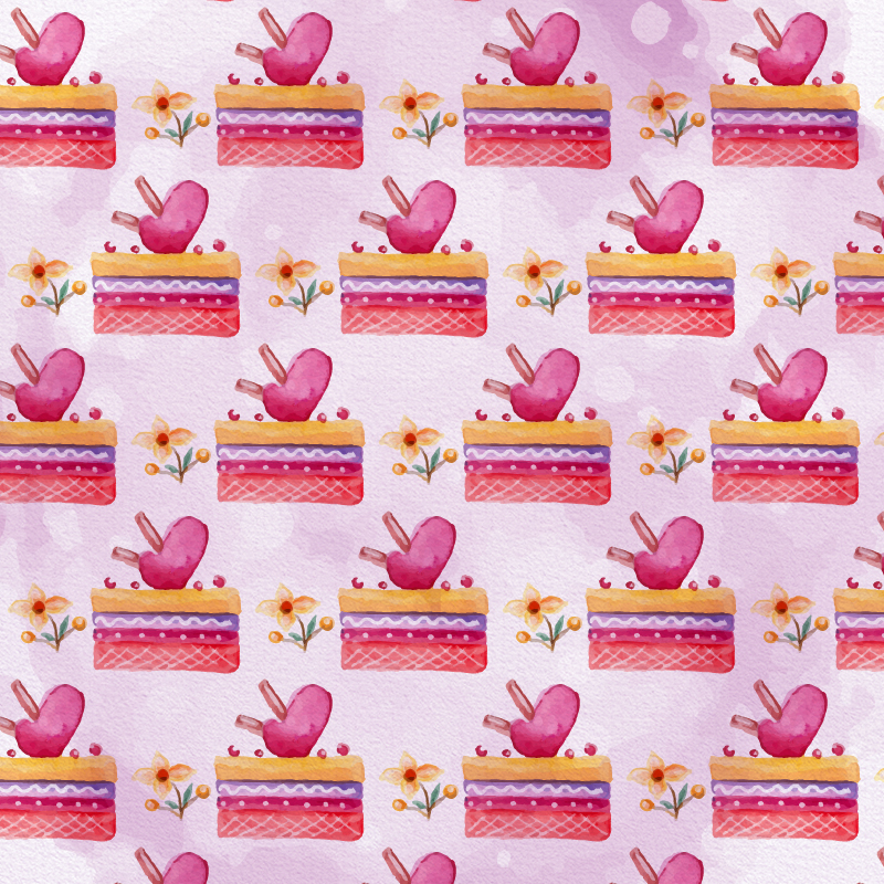 Cute Valentine's Day Pattern Photoshop brush
